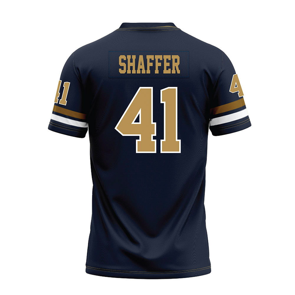 Georgia Tech - NCAA Football : Landon Shaffer - Blue Premium Football Jersey-1