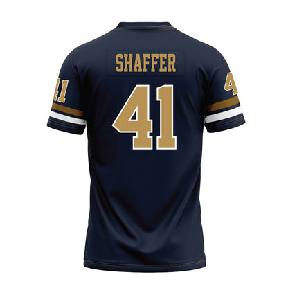 Georgia Tech - NCAA Football : Landon Shaffer - Blue Premium Football Jersey-1