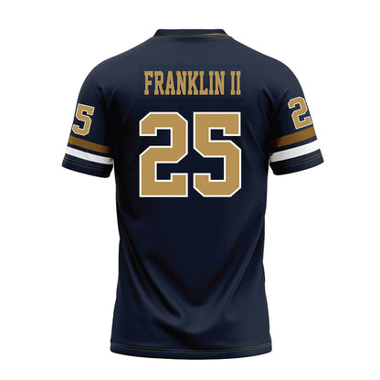 Georgia Tech - NCAA Football : Cedric Franklin Ii - Blue Premium Football Jersey-1