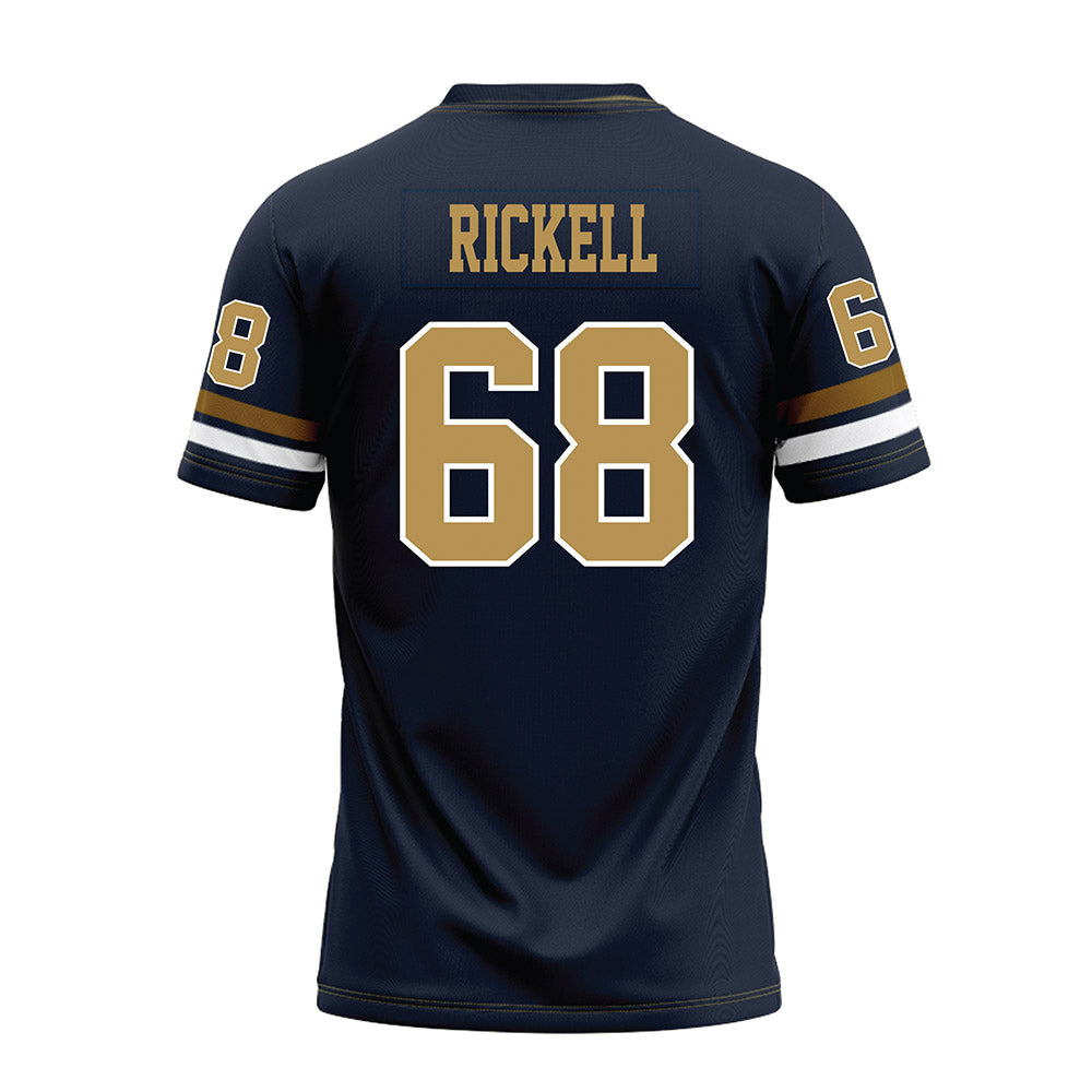 Georgia Tech - NCAA Football : Eli Rickell - Blue Premium Football Jersey-1