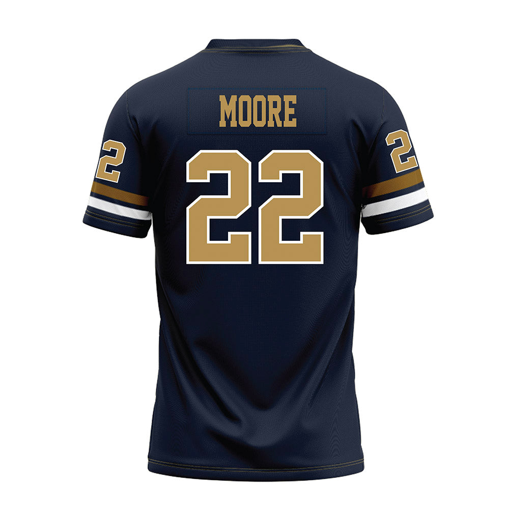 Georgia Tech - NCAA Football : D.J. Moore - Blue Premium Football Jersey-1