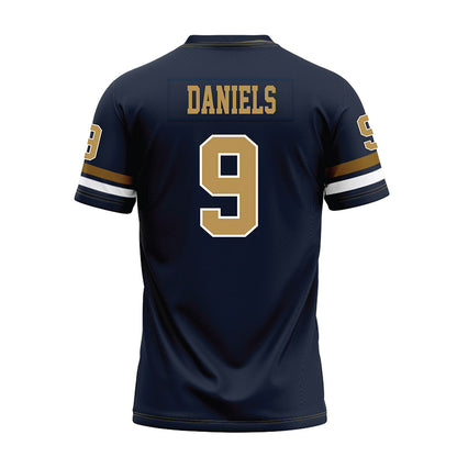 Georgia Tech - NCAA Football : Omar Daniels - Blue Premium Football Jersey-1