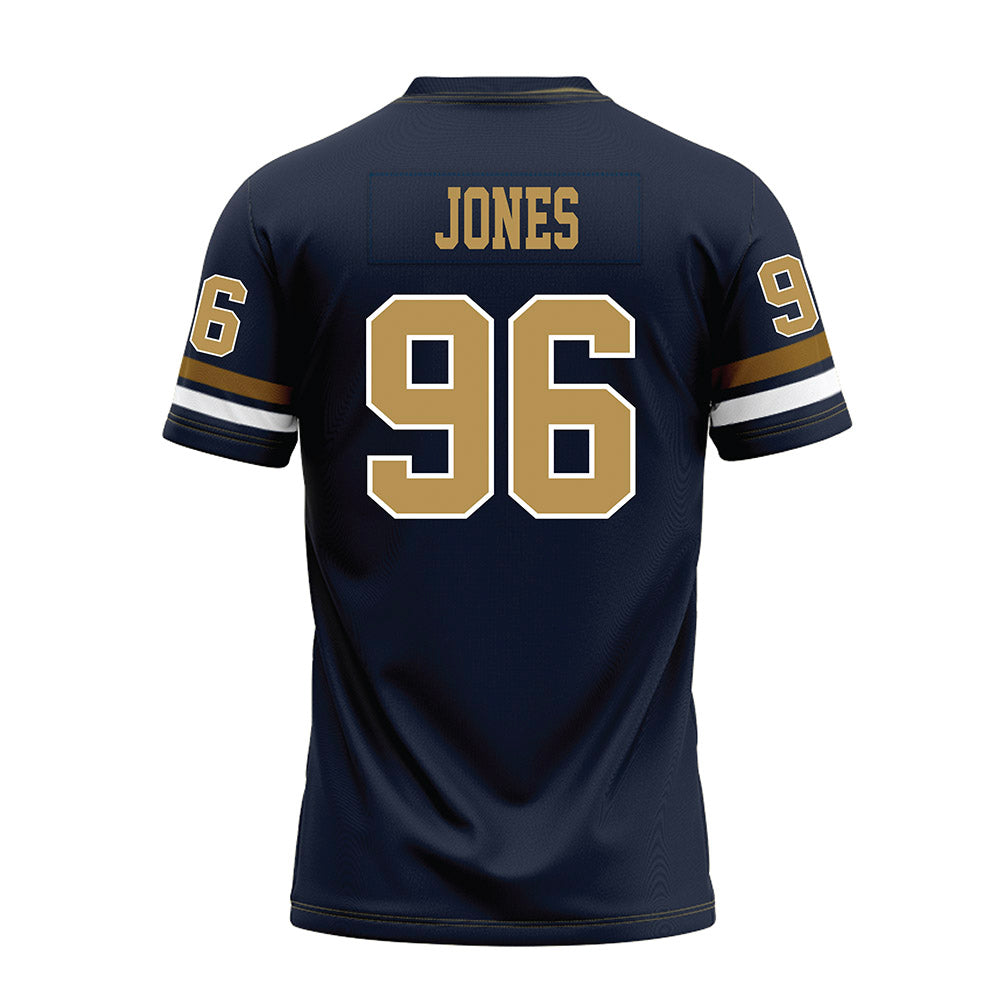 Georgia Tech - NCAA Football : Shymeik Jones - Blue Premium Football Jersey-1