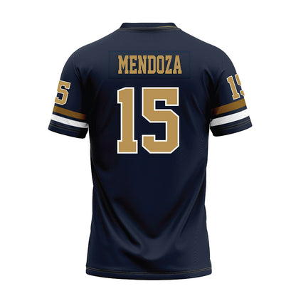 Georgia Tech - NCAA Football : Alberto Mendoza - Blue Premium Football Jersey-1