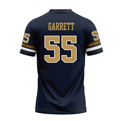 Georgia Tech - NCAA Football : Christian Garrett - Blue Premium Football Jersey-1
