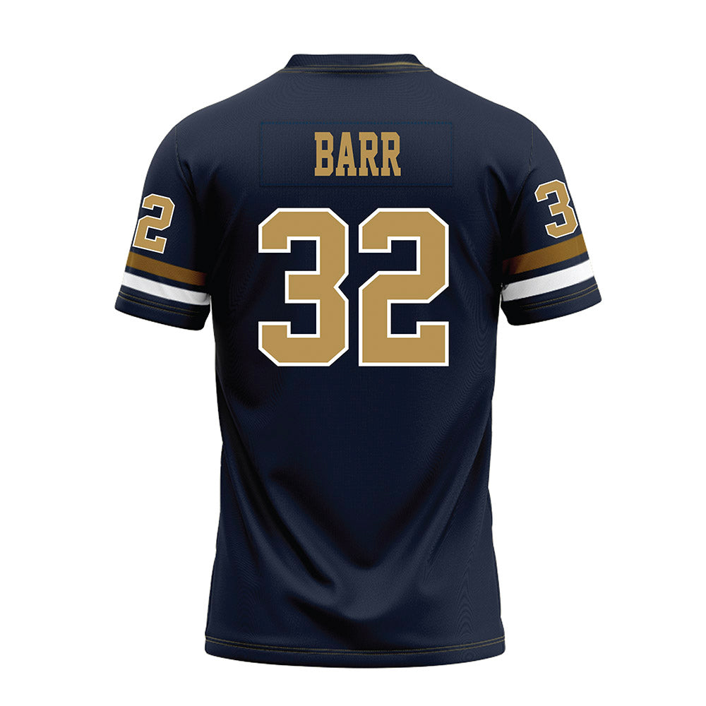 Georgia Tech - NCAA Football : Jayden Barr - Blue Premium Football Jersey-1