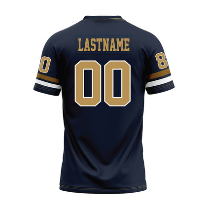 Georgia Tech - NCAA Football : Kevin Roche Jr - Blue Premium Football Jersey-1