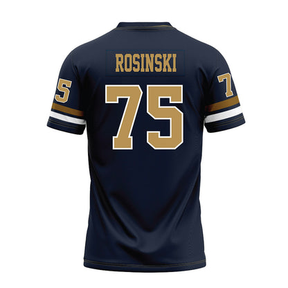 Georgia Tech - NCAA Football : Andrew Rosinski - Blue Premium Football Jersey-1