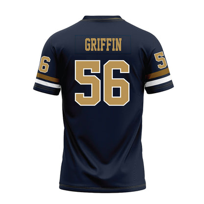 Georgia Tech - NCAA Football : Tim Griffin - Blue Premium Football Jersey-1