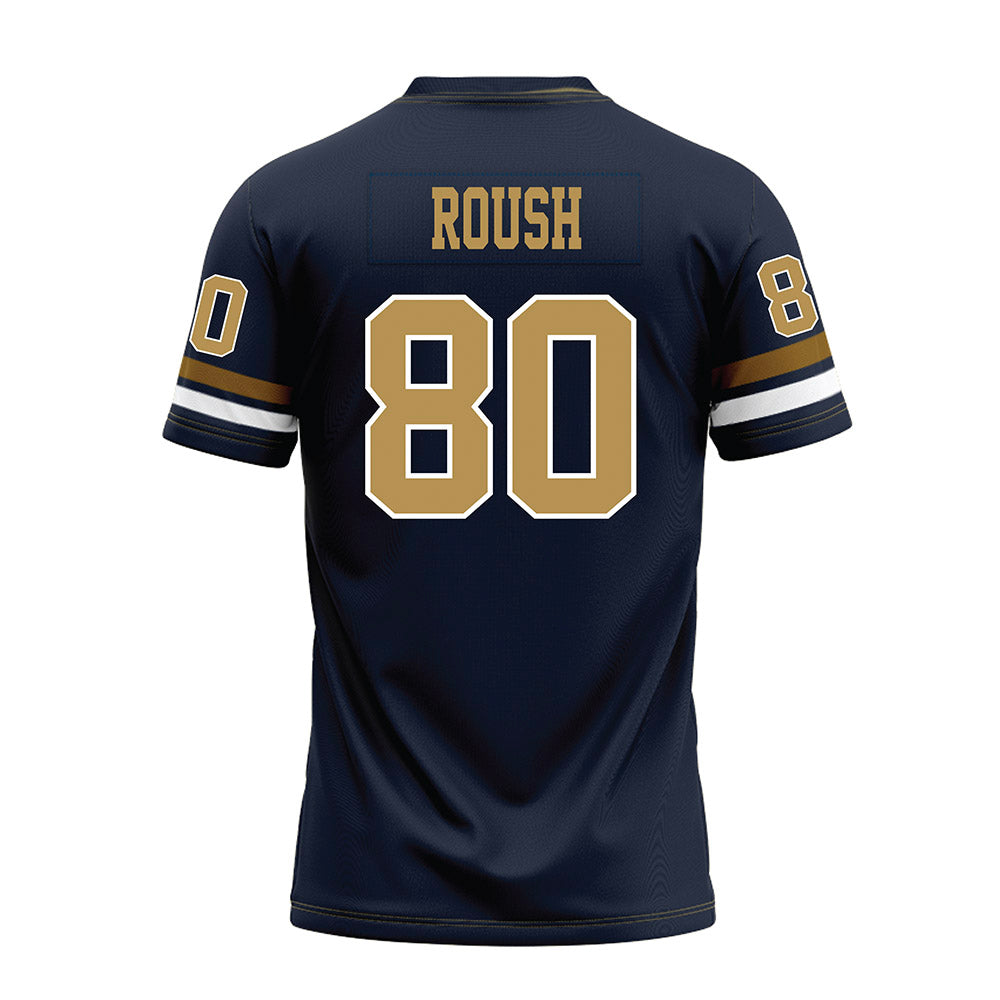 Georgia Tech - NCAA Football : Connor Roush - Blue Premium Football Jersey-1