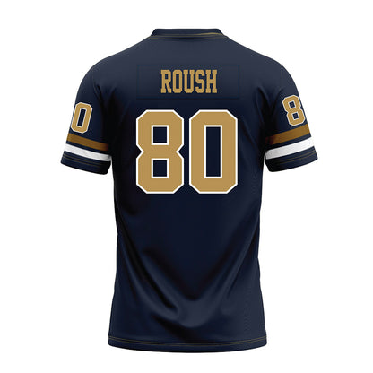 Georgia Tech - NCAA Football : Connor Roush - Blue Premium Football Jersey-1