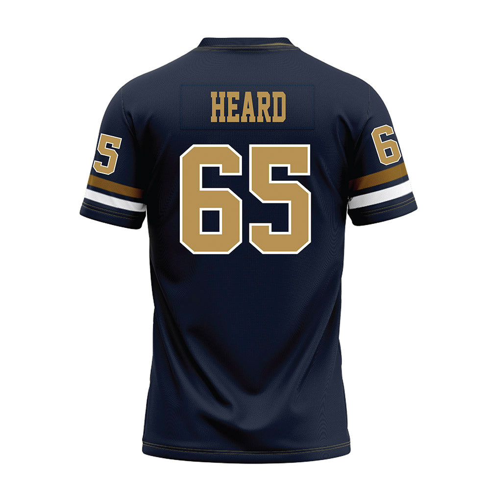 Georgia Tech - NCAA Football : Courtney Heard - Blue Premium Football Jersey-1