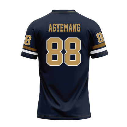 Georgia Tech - NCAA Football : Nathan Agyemang - Blue Premium Football Jersey-1