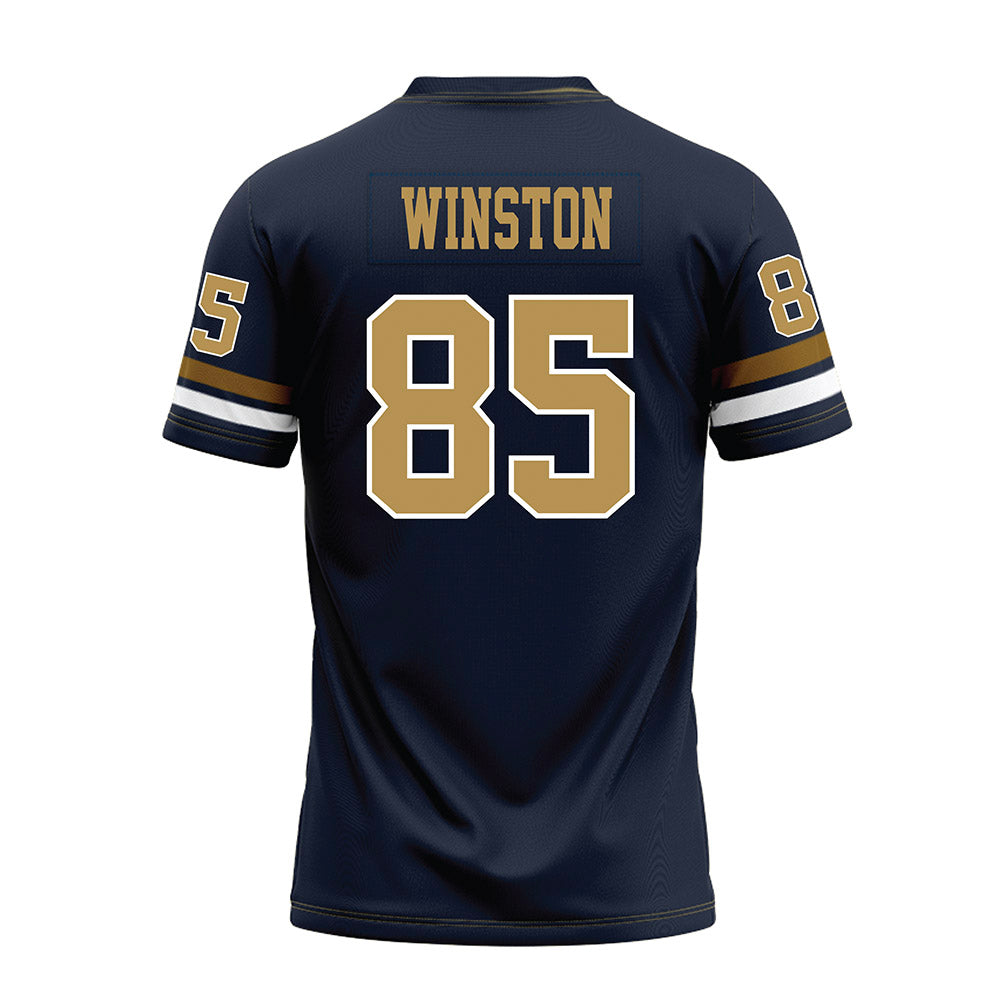 Georgia Tech - NCAA Football : Jj Winston - Blue Premium Football Jersey-1