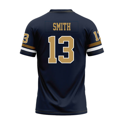 Georgia Tech - NCAA Football : Rahkeem Smith - Blue Premium Football Jersey-1