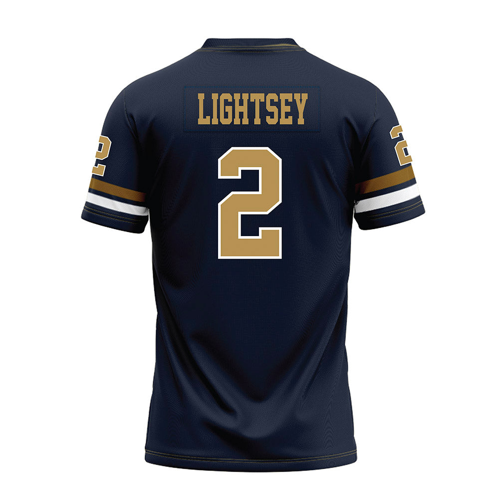 Georgia Tech - NCAA Football : Ej Lightsey - Blue Premium Football Jersey-1