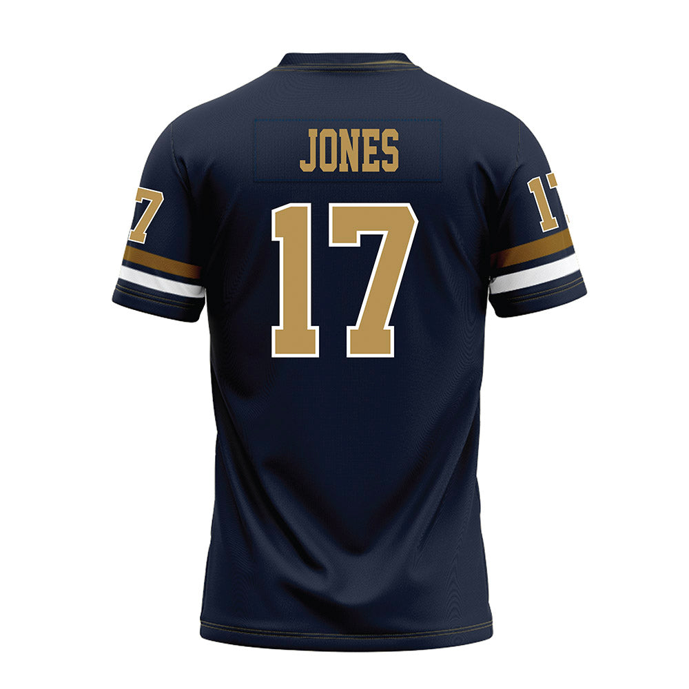 Georgia Tech - NCAA Football : Kealan Jones - Blue Premium Football Jersey-1