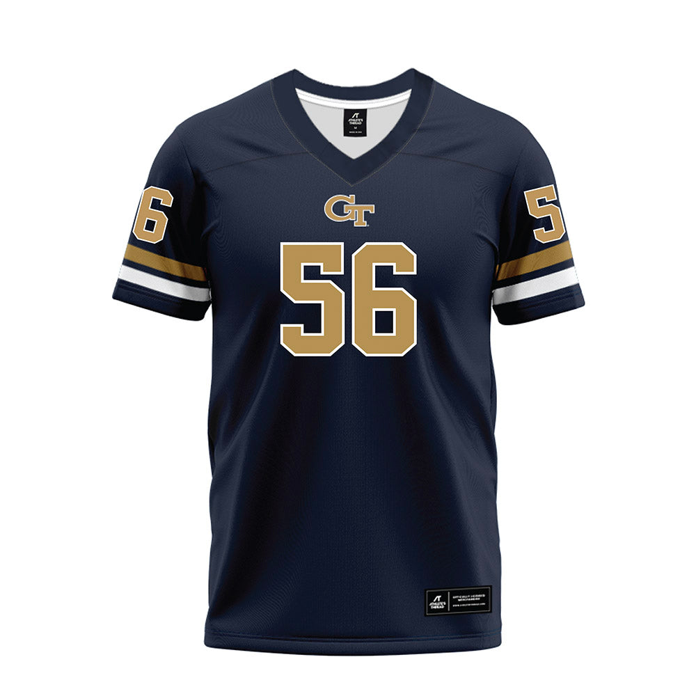 Georgia Tech - NCAA Football : Tim Griffin - Blue Premium Football Jersey-0
