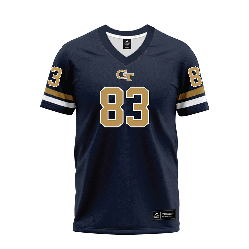 Georgia Tech - NCAA Football : Blake Ragsdale - Blue Premium Football Jersey-0