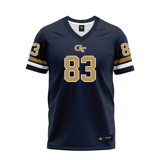 Georgia Tech - NCAA Football : Blake Ragsdale - Blue Premium Football Jersey-0