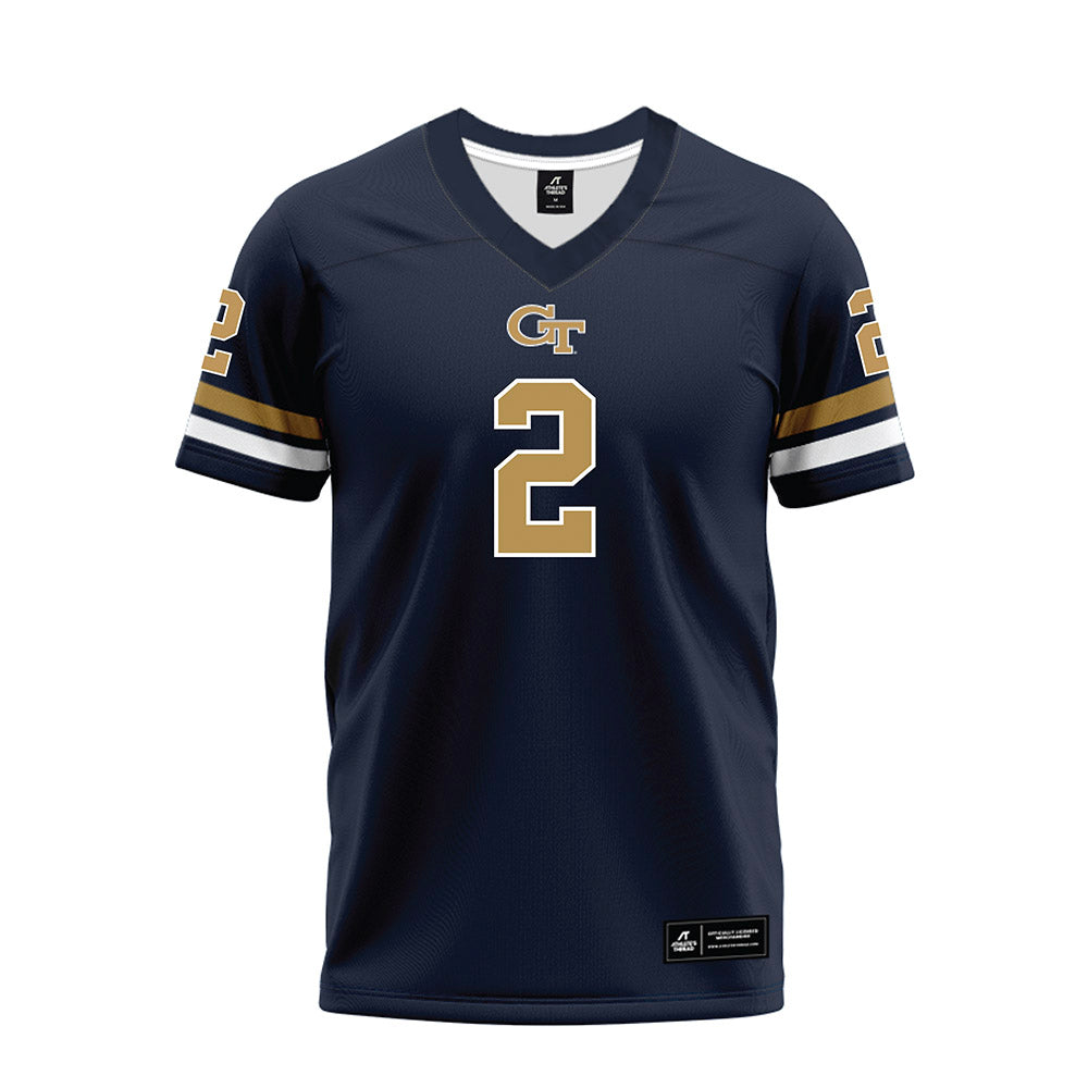 Georgia Tech - NCAA Football : Ej Lightsey - Blue Premium Football Jersey-0