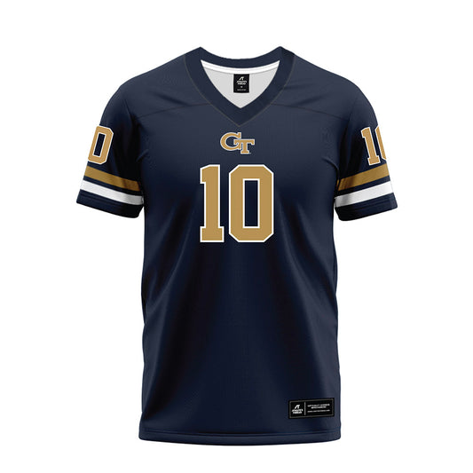 Georgia Tech - NCAA Football : Jordan Walker - Blue Premium Football Jersey-0