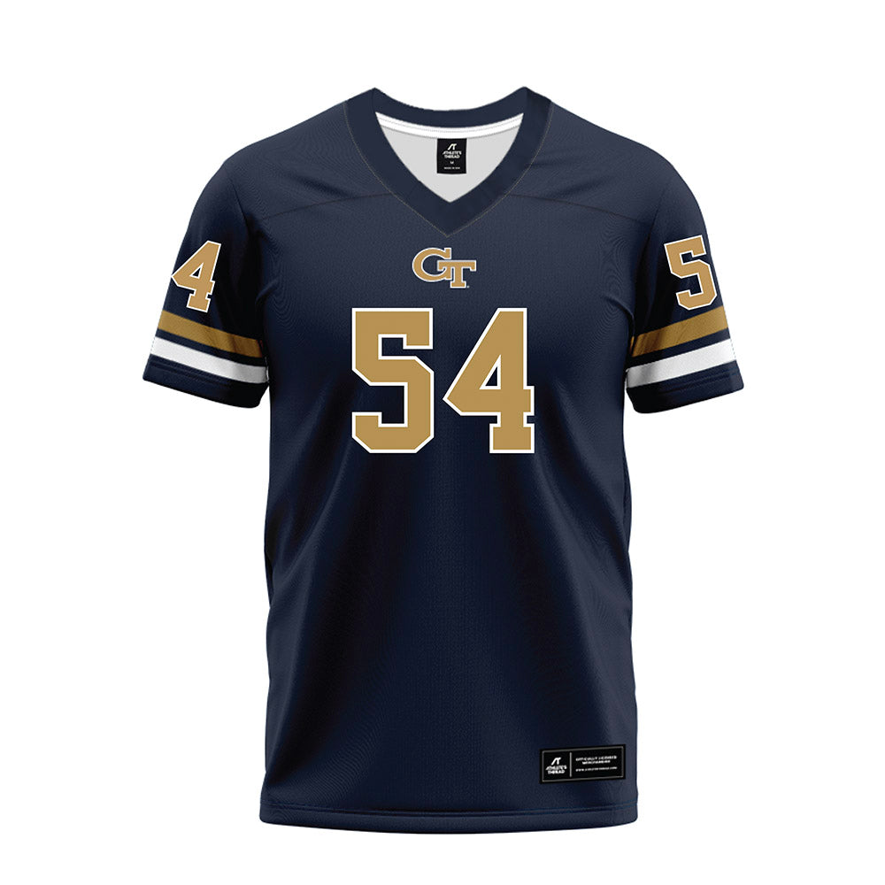 Georgia Tech - NCAA Football : Jimmy Bryson - Blue Premium Football Jersey-0