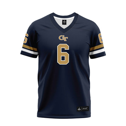 Georgia Tech - NCAA Football : Debron Gatling - Blue Premium Football Jersey-0