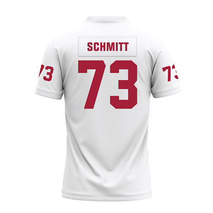 Oklahoma - NCAA Football : Deacon Schmitt - White Premium Football Jersey-1