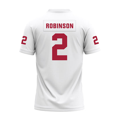 Oklahoma - NCAA Football : Omarion Robinson - White Premium Football Jersey-1