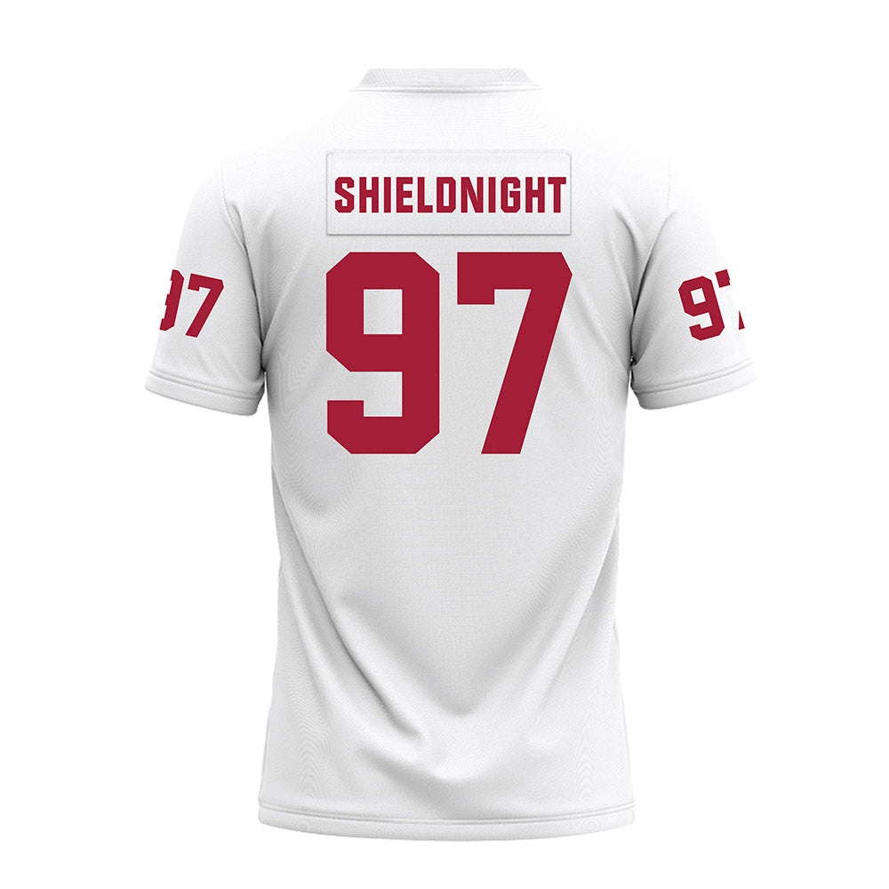 Oklahoma - NCAA Football : Alex Shieldnight - White Premium Football Jersey-1