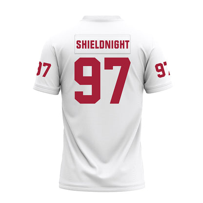 Oklahoma - NCAA Football : Alex Shieldnight - White Premium Football Jersey-1
