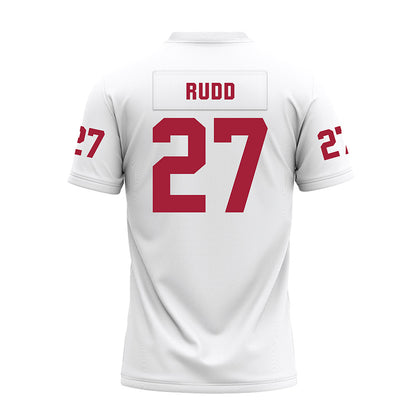 Oklahoma - NCAA Football : Trace Rudd - White Premium Football Jersey-1