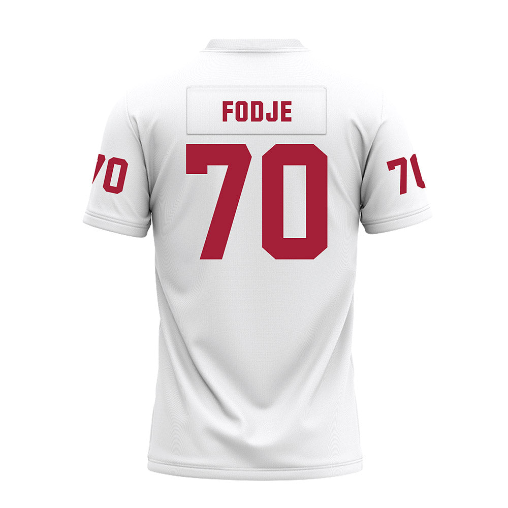 Oklahoma - NCAA Football : Ryan Fodje - White Premium Football Jersey-1