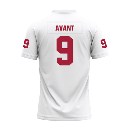 Oklahoma - NCAA Football : Lloyd Avant - White Premium Football Jersey-1