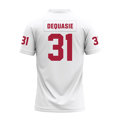 Oklahoma - NCAA Football : Reed DeQuasie - White Premium Football Jersey-1