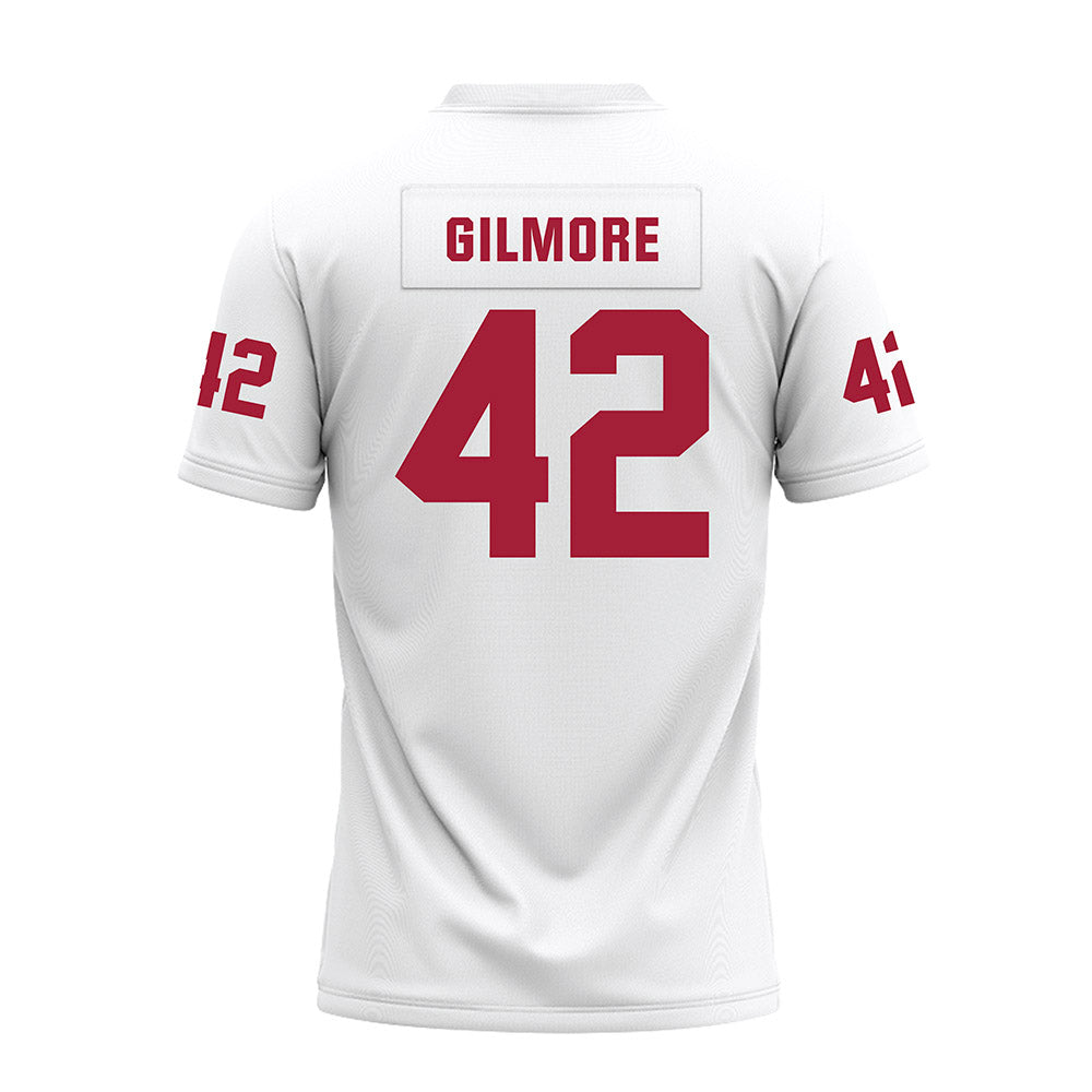 Oklahoma - NCAA Football : Wyatt Gilmore - White Premium Football Jersey-1