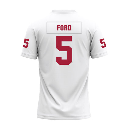 Oklahoma - NCAA Football : Markel Ford - White Premium Football Jersey-1