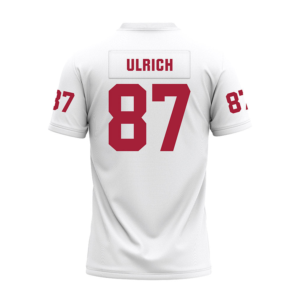 Oklahoma - NCAA Football : Jacob Ulrich - White Premium Football Jersey-1