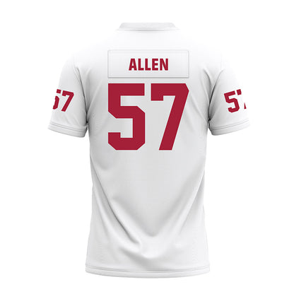 Oklahoma - NCAA Football : Gunnar Allen - White Premium Football Jersey-1