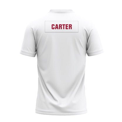 Oklahoma - NCAA Football : Jermichael Carter - White Premium Football Jersey-1