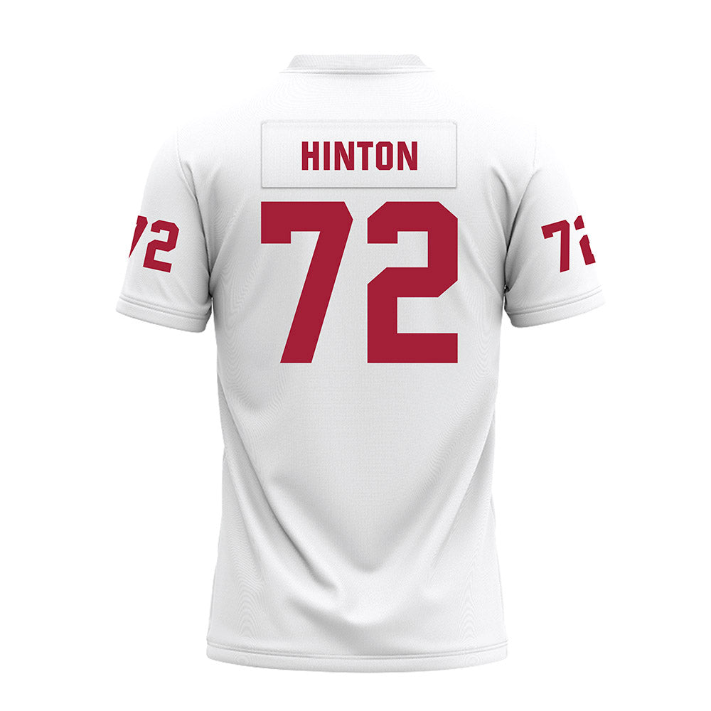 Oklahoma - NCAA Football : Fred Hinton - White Premium Football Jersey-1