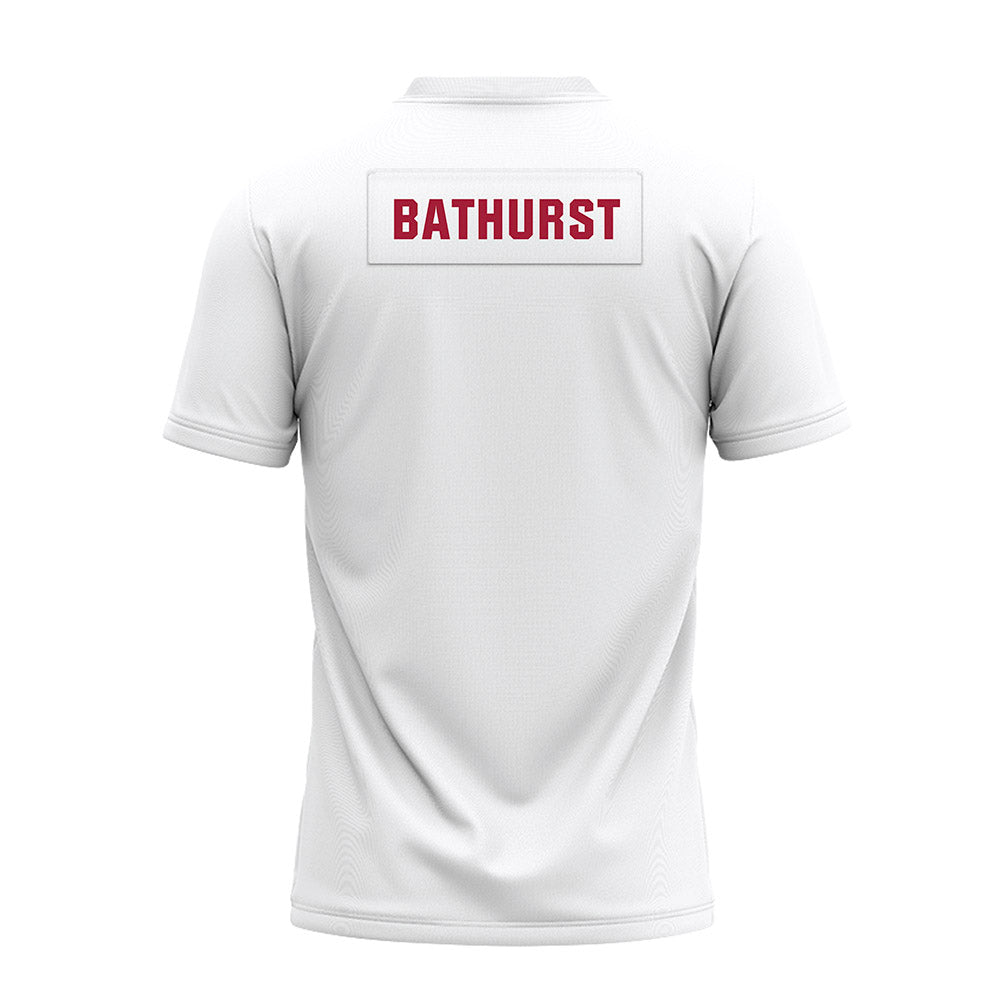 Oklahoma - NCAA Football : Dane Bathurst - White Premium Football Jersey-1