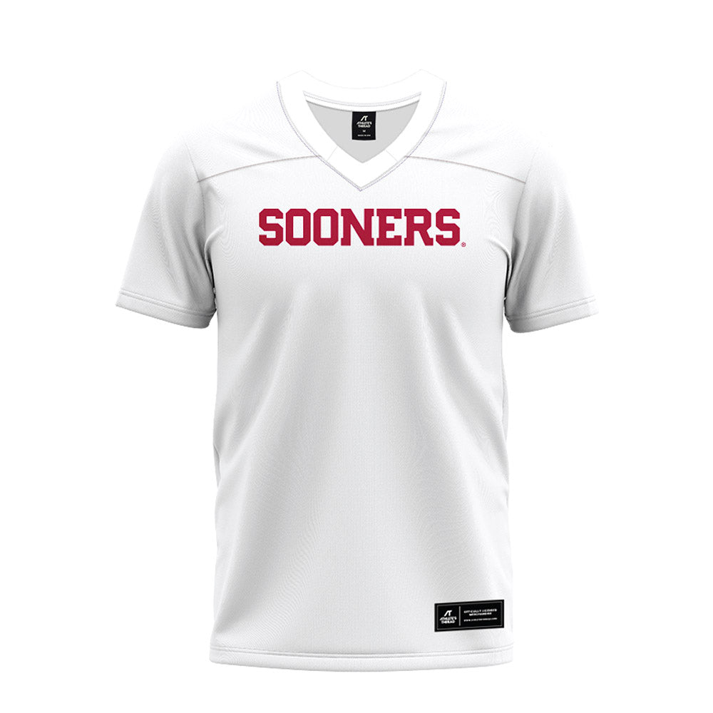 Oklahoma - NCAA Football : Dane Bathurst - White Premium Football Jersey-0