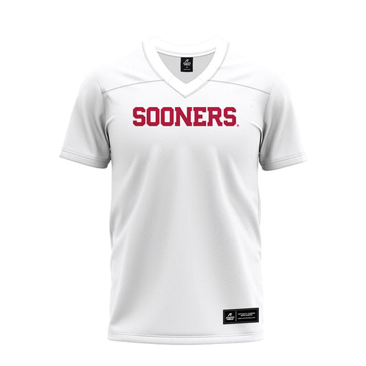 Oklahoma - NCAA Football : Dane Bathurst - White Premium Football Jersey-0