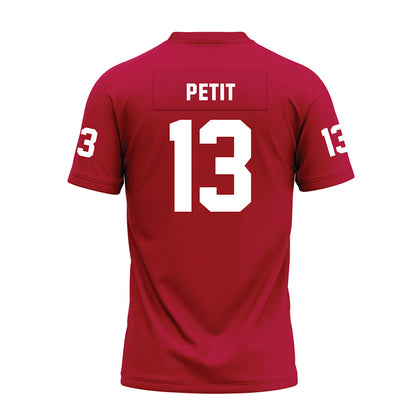 Oklahoma - NCAA Football : Jayden Petit - Red Premium Football Jersey-1