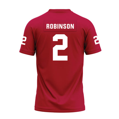 Oklahoma - NCAA Football : Omarion Robinson - Red Premium Football Jersey-1