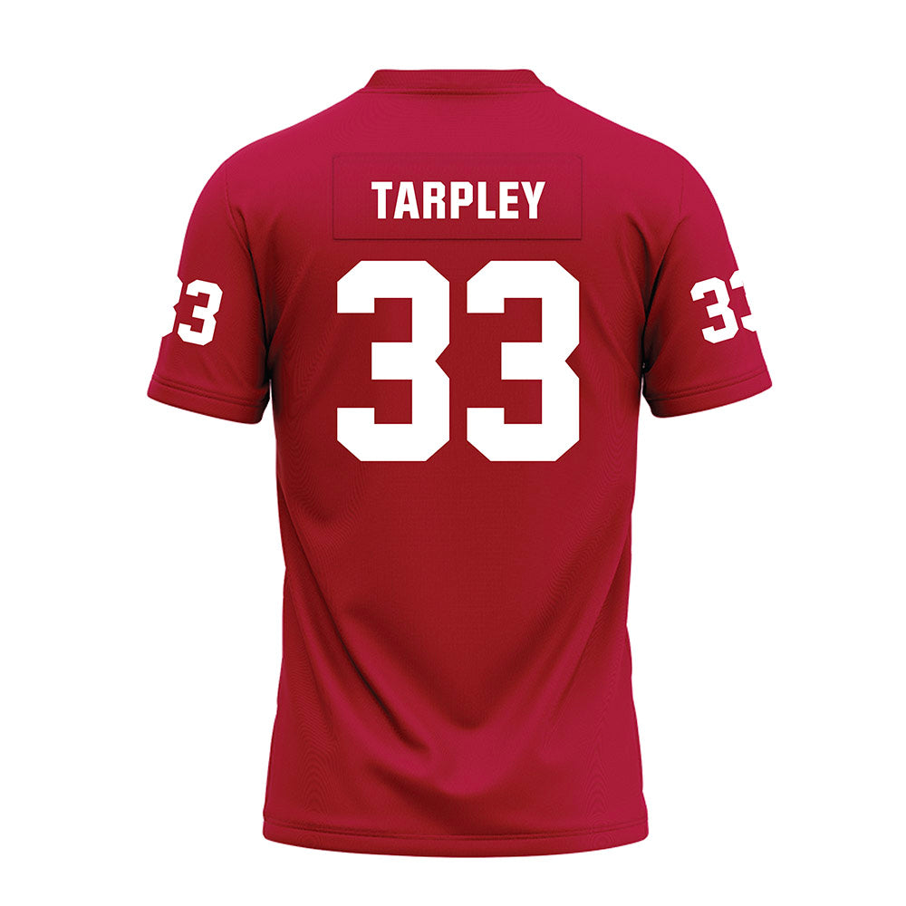 Oklahoma - NCAA Football : Preston Tarpley - Red Premium Football Jersey-1