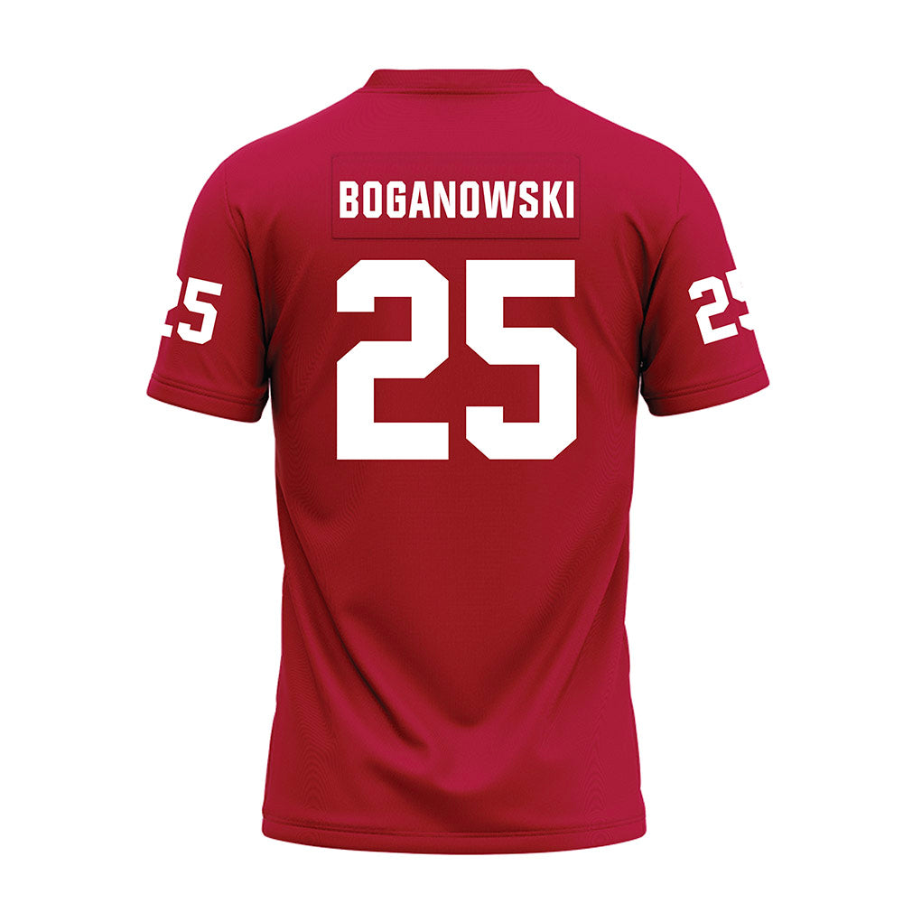 Oklahoma - NCAA Football : Michael Boganowski - Red Premium Football Jersey-1