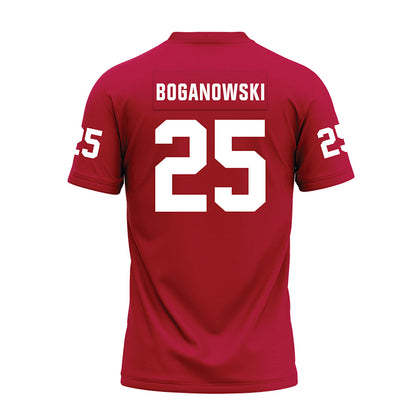 Oklahoma - NCAA Football : Michael Boganowski - Red Premium Football Jersey-1